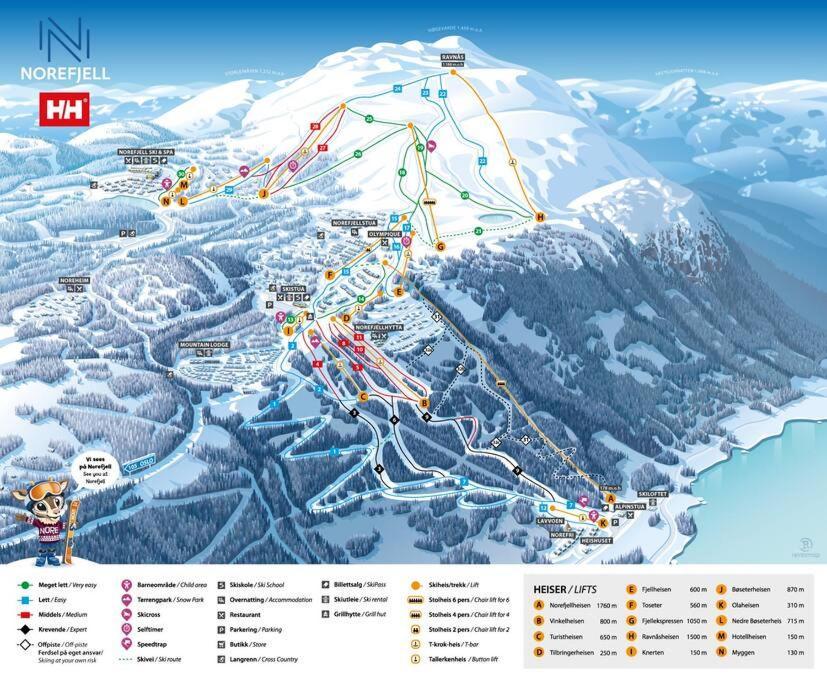 Ski In/Out, Amazing Views, 3 Bedrooms Норесунд Экстерьер фото